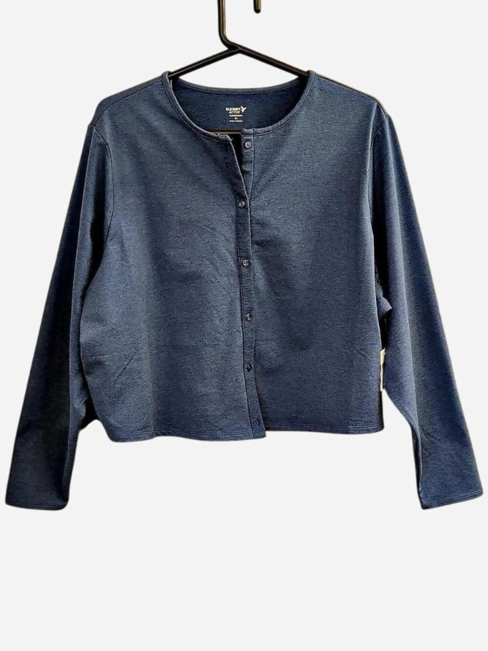 Old Navy CloudComfy Cropped Cardigan Blue 2X NWT